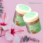 Hibiscus hair mask