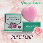 Pink rose soap
