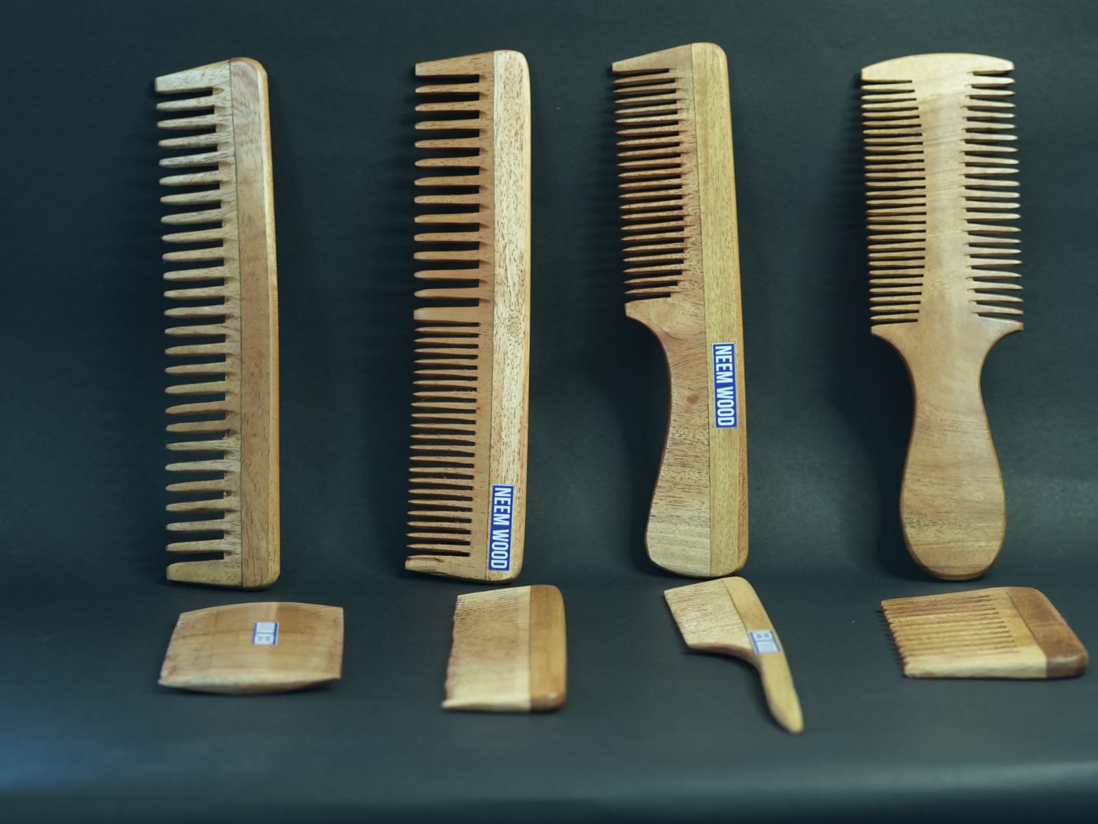 Neem Comb@Nanal Herbals (2) Neem wooden comb - Image 1